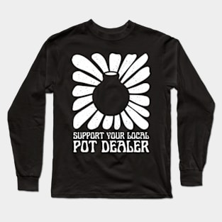 Pottery Pot Dealer Potter Clay Ceramic Artist Long Sleeve T-Shirt